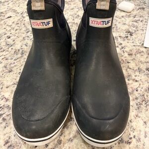 XTRATUF Men's Black Boat Shoes
